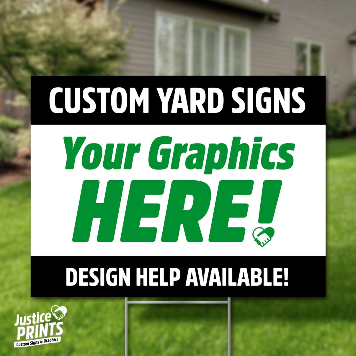 Custom Yard Signs | FREE Design Help + 2-Day Delivery! – JusticePrints